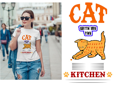 Cat t-shirt design branding cat shirt cat t shirt design design graphic design t shirt design t shirts design typography t shirt