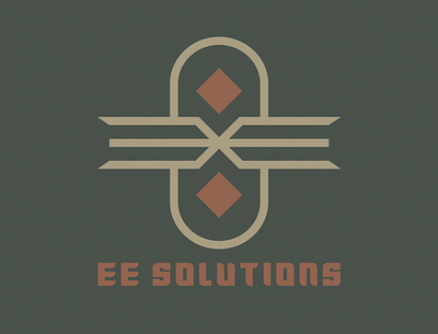 EE Solutions app branding design illustration logo typography vector