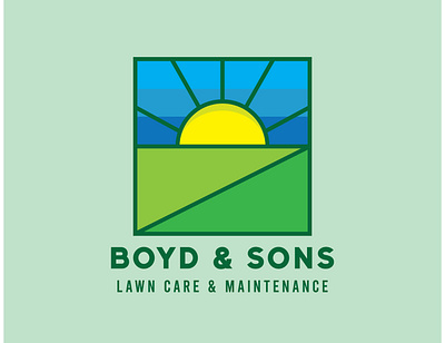 Boyd & Sons branding design graphic design illustration logo typography vector