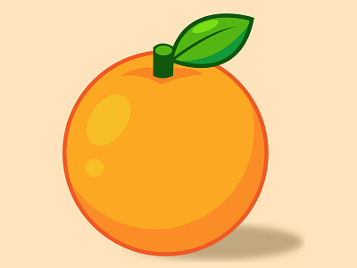 Orange Illustration design illustration vector