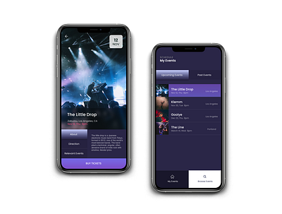 Concert App app app ui app ux concert app design graphic design illustration mobile app screen ui