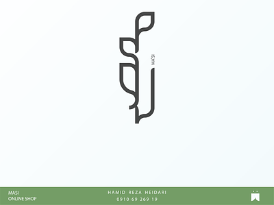 Ma'si minimal logotype branding design graphic design illustration logo minimal logotype monogram design typography