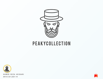 PEAKY COLLECTION brand clothes logotype branding graphic design illustration logo monogram design