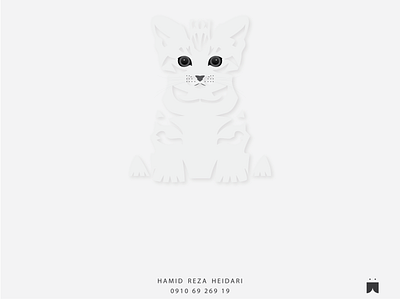 Baby CAT branding design flatdesign minimal graphic design illustration logo typography vector