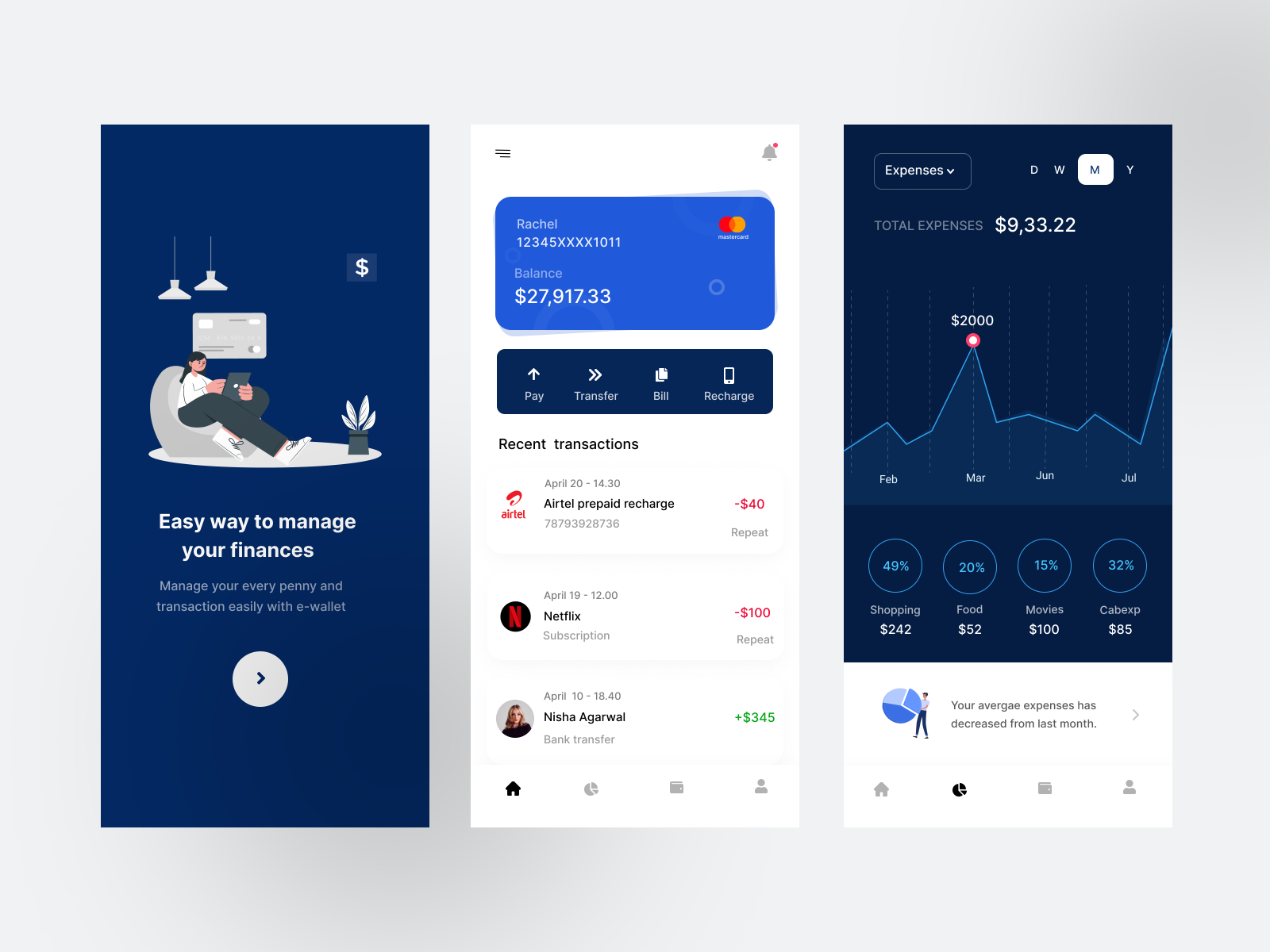 e-wallet-app-by-eshwari-thammannagari-on-dribbble