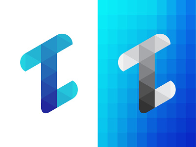 Modern T letter | Modern L letter - logo Design