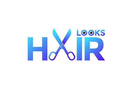 Modern Hair looks - logo design