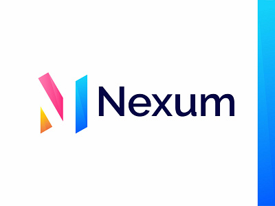 Modern N Letter | Nexum - Logo Design brand identity design branding branding identity graphic design isometric logo letter logo logo logo design logo designer logo free logo maker logo vector modern modern logo modern n letter n letter negative space