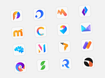 Modern App icon Design | logo Folio- 2021 app icon brand identity design branding branding identity design graphic design iconic logo logo design logo designer logo folio logos modern modern apps logo ui vector