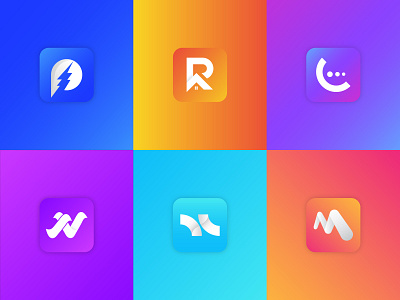 Modern App icon Logo Collection | Logo Folio 2021. 2021 3d app icon app logo brand identity design branding design graphic design icon logo logo collection logo design logo folio modern ui vector