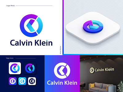 Modern | CK  | Calvin Klein | Logo Branding Redesign.