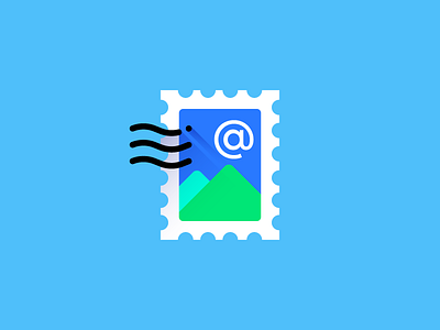 Mail material style icon adobe illustrator flat flat design icon icons illustration long shadow material design