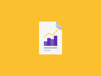 Reports material style icon android chart document flat icon icons illustration material design mobile app plant
