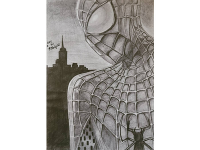 spider man art color dc design designer hand drawing marvel pencil art pencil sketch shading sketch spider man spiderman