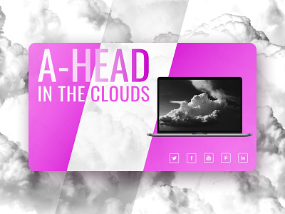 A-Head in the clouds branding cloud design google slides graphic design pitch deck powerpoint powerpoint design ppt ppt design presentation presentation design slide slide deck