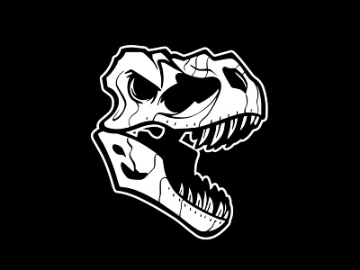 Dino Skull T-Shirt Graphic advertising branding design graphic graphic design ill illustration logo vector