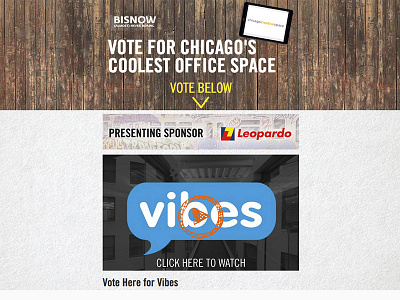 Chicago's Coolest Offices survey vote website