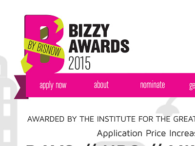 Bizzy Awards awards web design