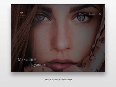Beauty Care & Hair Salon, Web Design app beauty salon design graphic design hair salon new york spa web design