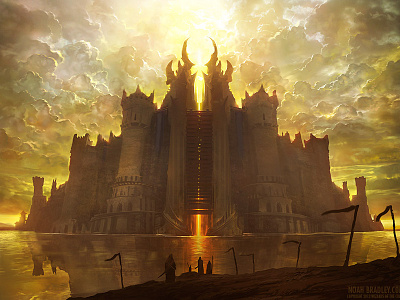 Moat concept art illustration magic