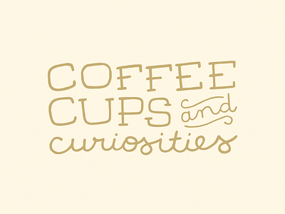 coffee cups & curiosities coffee