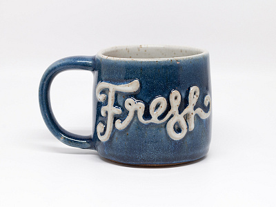 how i spend most of my days lately... ceramics fresh hand lettering type typography