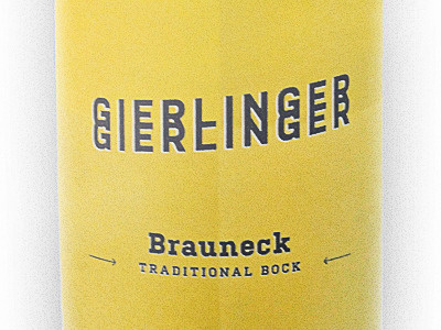 Gierlinger – Brauneck, traditional bock bavaria beer bock bottle brauneck germany gierlinger yellow