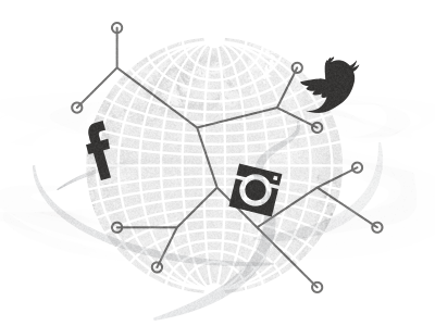 Social media illustration