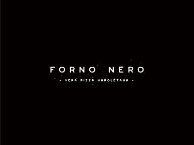 Forno Nero alchemy black brand branding forno hospitality icon identity illustration logo oven pizza tradition