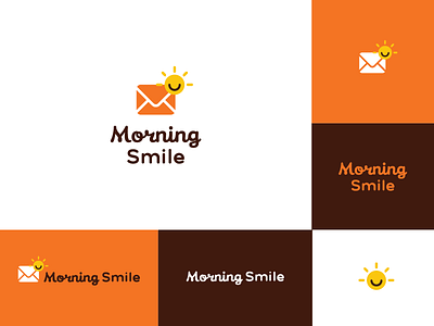 Morning Smile brand branding email logo logofamily morning smile