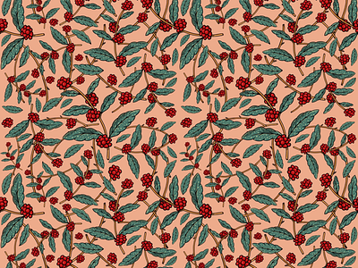 🌿 pattern branch illustration ipad pro leaf pattern procreate