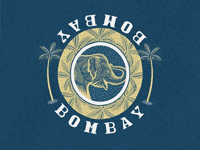 Bombay bombay elephant handmade ipad pro logo logotype lynocut made by hand pattern procreate sketchbook