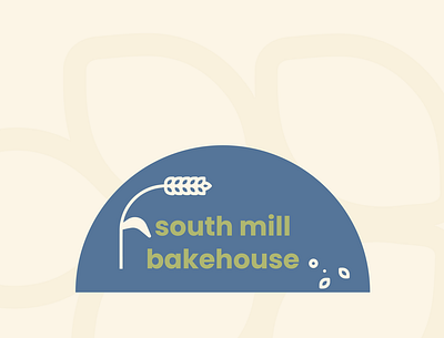 South Mill secondary logo branding design icon logo packaging typography