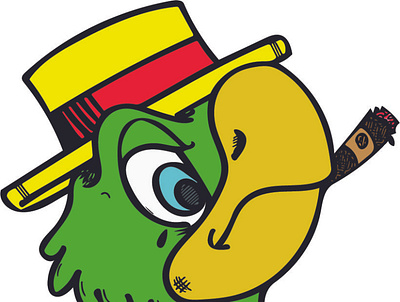 birdthug animal bird design illustration sticker stickers t shirt vector