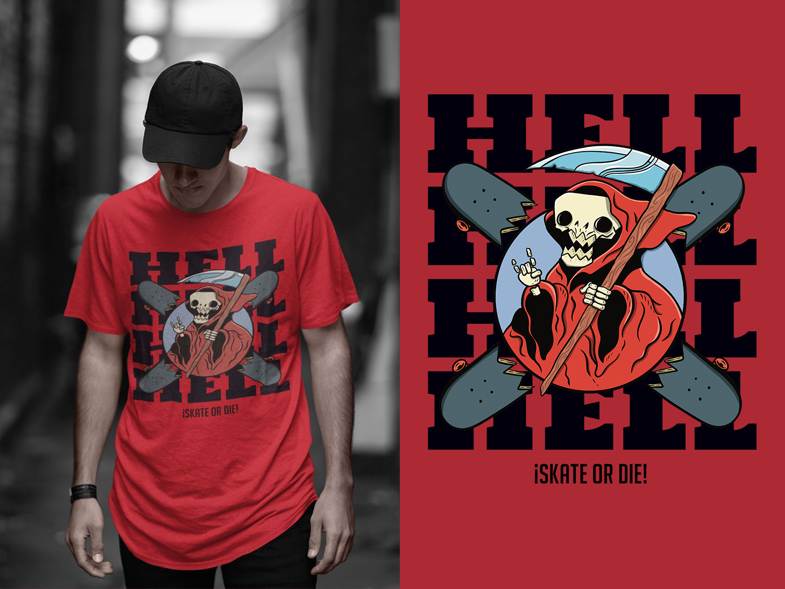 Skateboard fan Essential TShirt by Estudio Imaginar on Dribbble