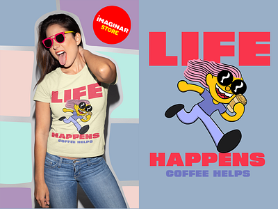 Life happens expresso helps Essential T-Shirt