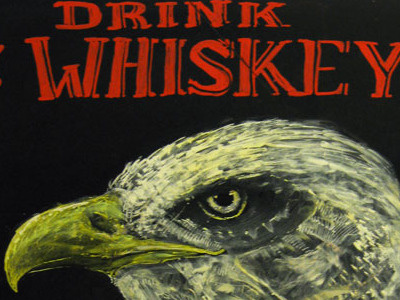 Lord Hobo Signage - Jan 12 bar beer bourbon chalk design eagle eagle rare illustration signage whiskey
