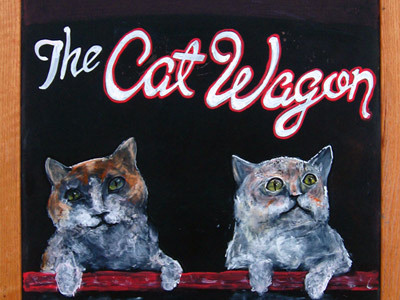 Lord Hobo Signage Jan 24 cats chalk cocktails design illustration kitties signage