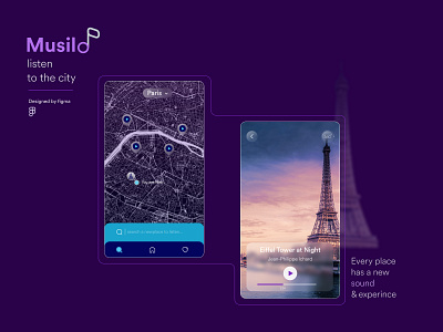Musilo App Design app design music ui ux