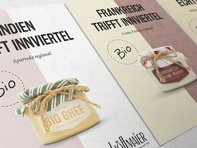 Hoeflmaier | Print Design brochure cheese design flyer food graphic design postcard poster print