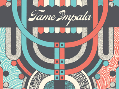 Tame Impala Tour Poster gigposter music psychedelic tame impala tour
