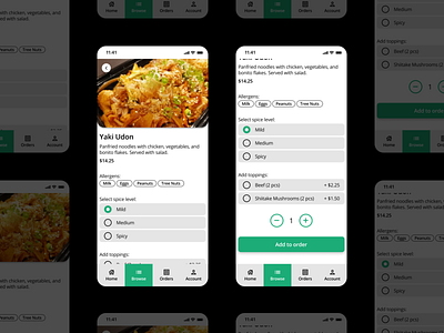 Food Delivery - Dish page