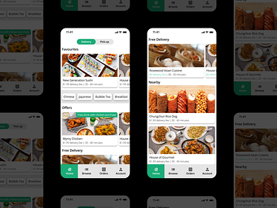 Food Delivery - Home page