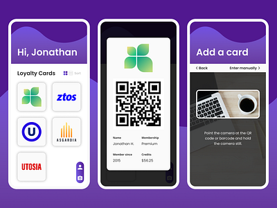 Wallet - convenient access to digital passes, tickets, and cards ui ux