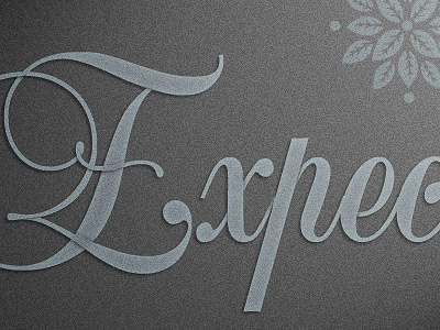 Type balmoral script shadow subtle type typography