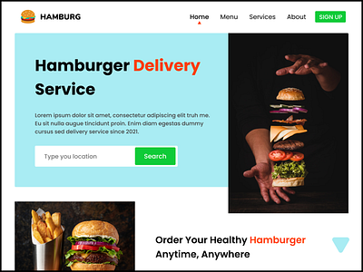 Hamburg Food Delivery Website