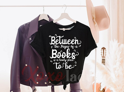 “Between the Pages of a Book” T-shirt Design animation art book lover t shirts branding custom shirt custom t shirt design graphic design illustration logo many book t shirt minimal retro design t shirt typography typography design ui ux vector