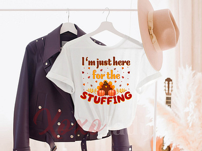 "I'm just here for the stuffing" Digital art animation app art blessed branding custom t shirt design graphic design icon illustration logo many book t shirt minimal retro design thankful typography ui ux vector web