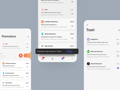 Heuristic Rule 03 - Mail Apps experience exploration heuristics interaction design ui uidesign ux