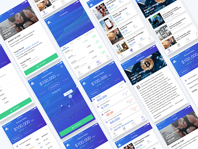 Invest App UI app icon invest investment minimalist trend ui uidesign userflow ux wallet